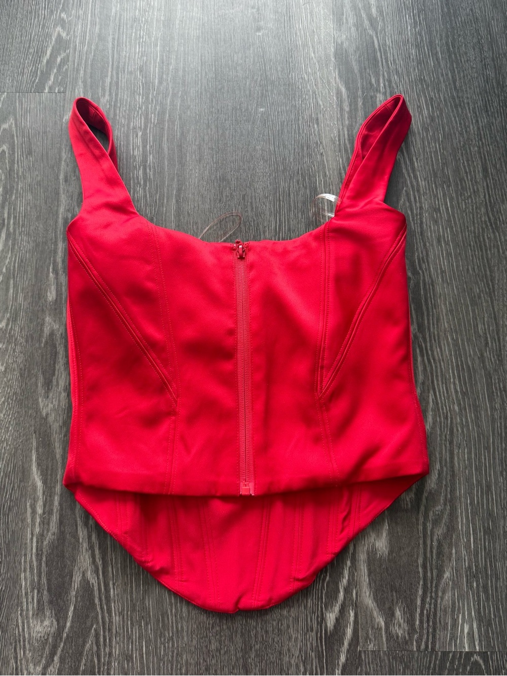 House of CB Red Corset Tank Top - Picture 6 of 11